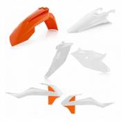 Kit plastiques Acerbis KTM 85 SX 2019 blanc/orange (couleur origine)