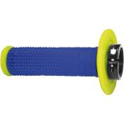 Revêtements de poignées Pro Grip 708 Lock-On jaune/bleu