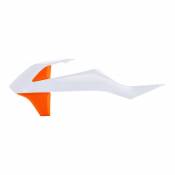 Ouïes de radiateur Acerbis KTM 85 SX 18-23 orange/blanc2