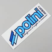 Sticker Polini bleu 114x35mm
