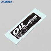 Sticker de réservoir d'huile Yamaha RZ, Jog et SH 50