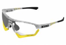 Scicon sports aerotech scn xt photochromic xl lunettes de soleil de performance sportive miroir argente scnxt photocromique matt gele