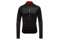 Maillot manches longues gore wear c5 thermo noir rouge