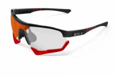 Scicon sports aerotech scn xt photochromic xl lunettes de soleil de performance sportive miroir rouge photochromique scnxt luminosite noire