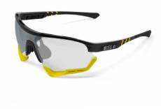 Scicon sports aerotech regular photochromic lunettes de soleil de performance sportive scnxt phohromic silver luminosite noire
