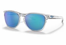 Lunettes oakley manorburn polished clear prizm sapphire ref oo9479 0656