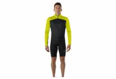Maillot manches longues mavic cosmic thermo noir jaune