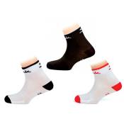 Spiuk Anatomic Half Socks 3 Pairs Blanc,Noir EU 36-39 Homme