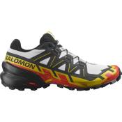 Salomon Speedcross 6 Trail Shoes - White/Black/Empyellow