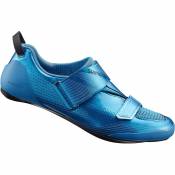 Shimano TR9 SPD-SL Triathlon Shoes - Bleu} - EU 47}, Bleu}