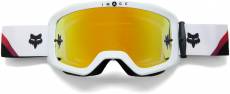 Fox Racing Main Kozmik Spark MTB Goggles SS23, White/Red