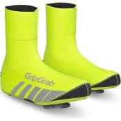 Couvre-chaussures GripGrab Hi Vis RaceThermo - S Jaune fluo