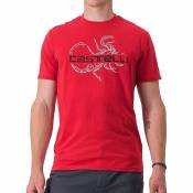 Castelli Finale Tee - Red Cts} - XL}, Red Cts}