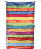 Lifeventure Recycled SoftFibre Trek Towel - Striped Planks