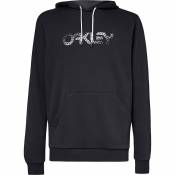 Oakley The Post Pull Over Hoodie - Blackout} - S}, Blackout}