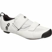 Chaussures de triathlon dhb Trinity (carbone) - EU 43 Blanc