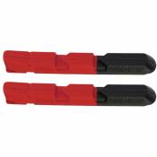 Patins Kool Stop V-brake Dual Compound (paire) - One Size Rouge/Noir