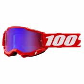 Masque 100% Accuri 2 (verre moroir) - O/S Neon Red | Masques de vélo
