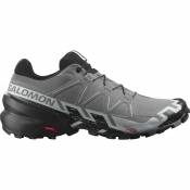 Salomon Speedcross 6 WIDE Trail Shoes - Quiet Shade/Black/Pearl