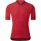 Maillot zip 1/4 dhb 2.0 (manches courtes) - Jester Red} - XL}, Jester Red}