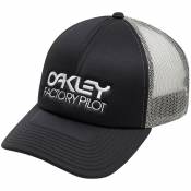 Oakley Factory Pilot Trucker Hat - Blackout} - One Size}, Blackout}